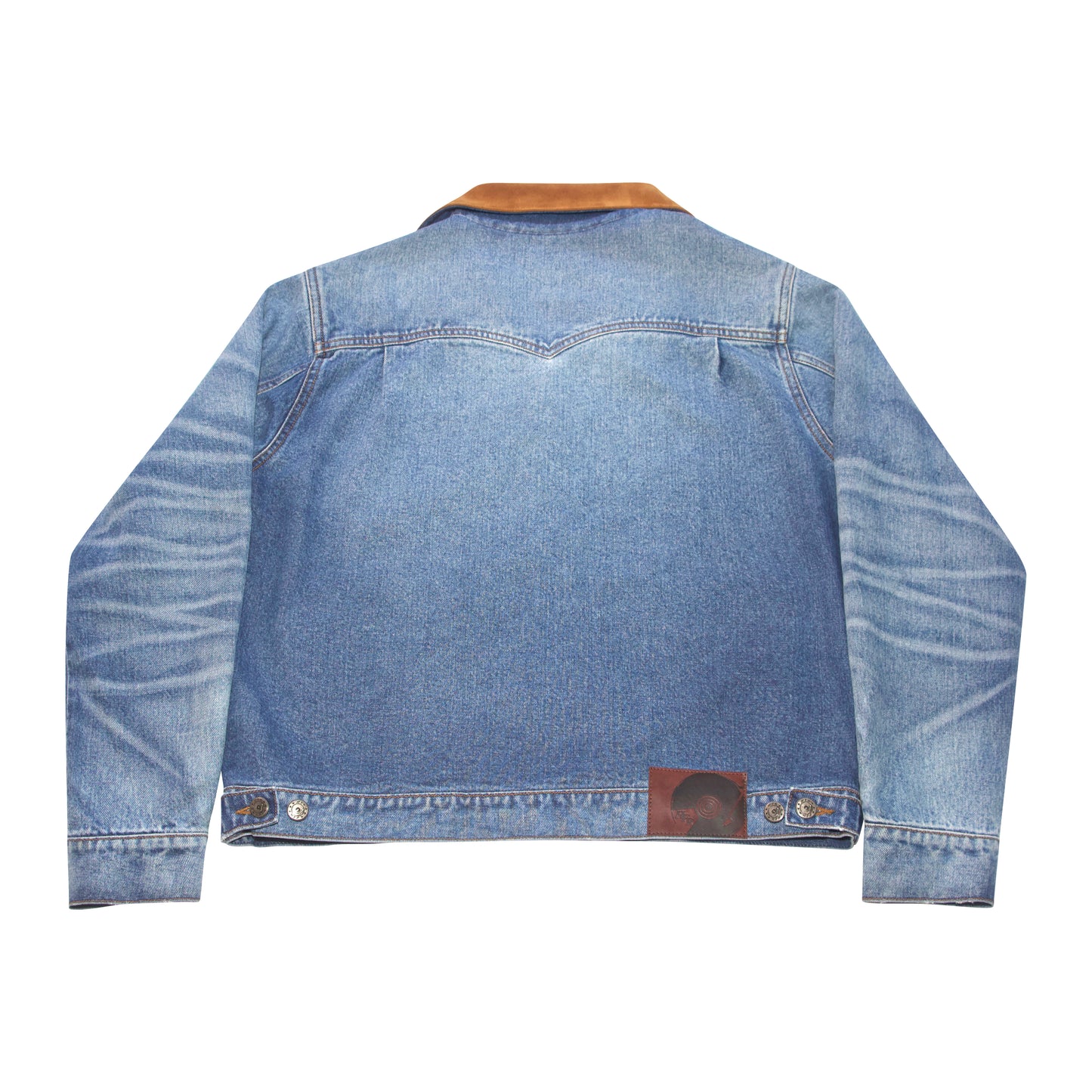 Western Denim Suede Jacket