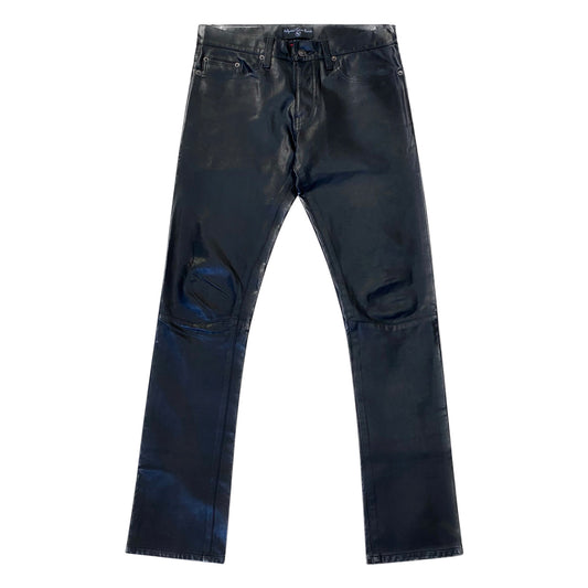 Leather Boot Cut Pant